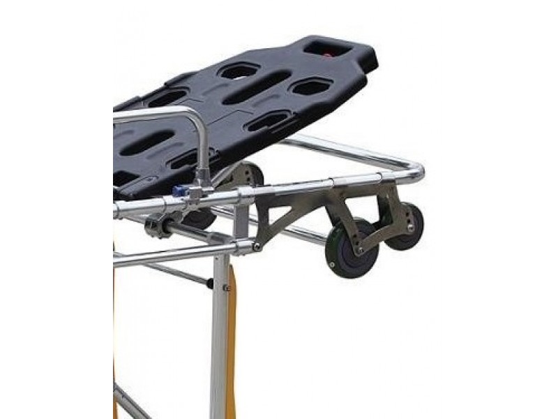 Тележка-каталка Med-Mos YDC-3A два уровня (нержавеющая сталь) для автомобилей скорой помощи