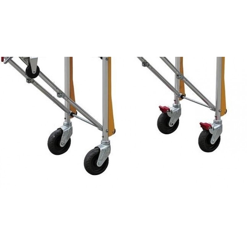 Тележка-каталка Med-Mos YDC-3A два уровня (нержавеющая сталь) для автомобилей скорой помощи