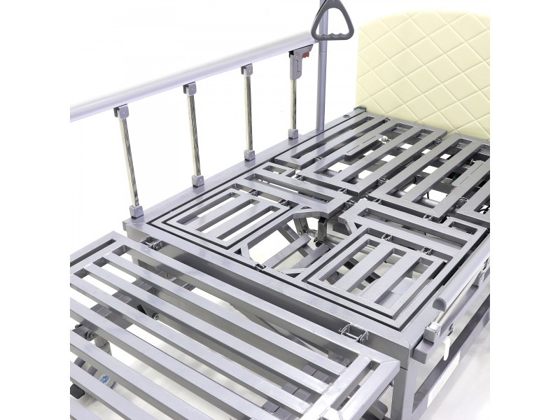 Кровать электрическая Med-Mos DB-11А (МЕ-5228Н-00) белый стандарт с боковым переворачиванием, туалетным устройством и функцией «кардиокресло»