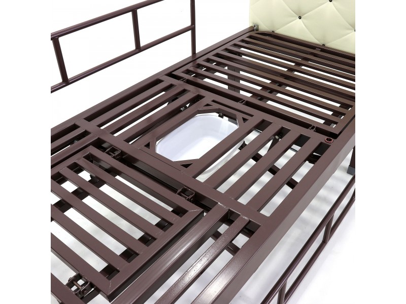 Кровать механическая Med-Mos E-49 (MM-2120Н-10) светлый премиум