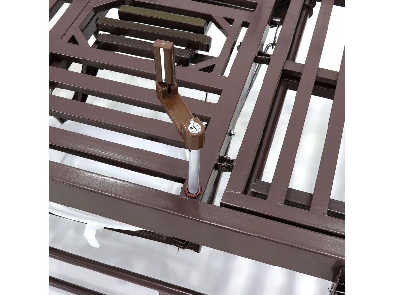 Кровать механическая Med-Mos E-49 (MM-2120Н-10) светлый стандарт