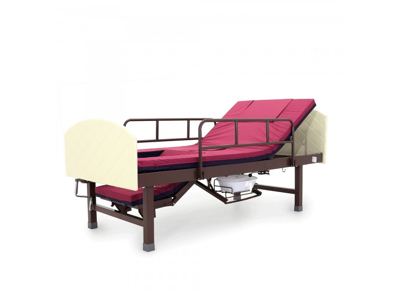 Кровать механическая Med-Mos E-49 (MM-2120Н-10) светлый стандарт