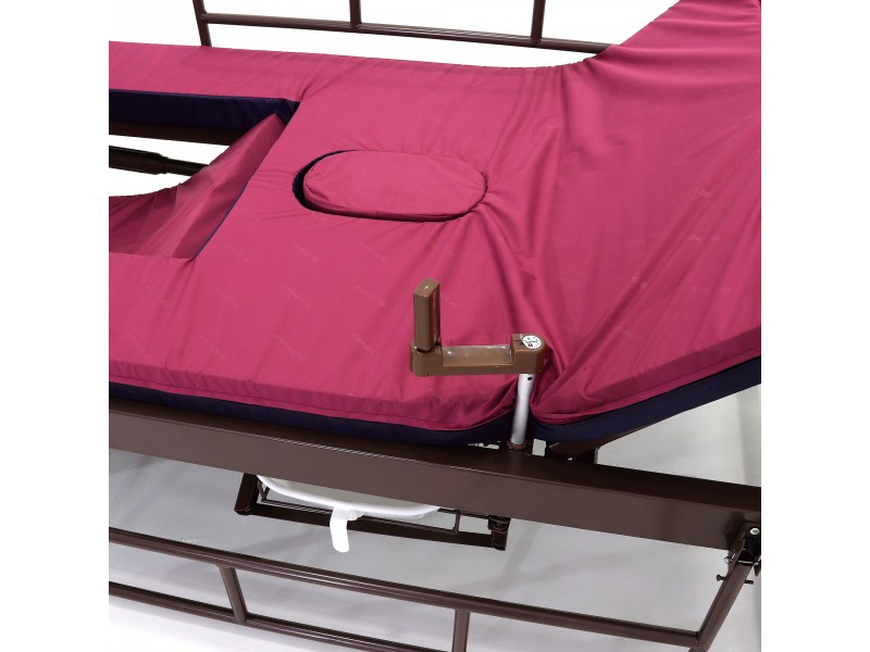 Кровать механическая Med-Mos E-49 (MM-2120Н-10) темный премиум