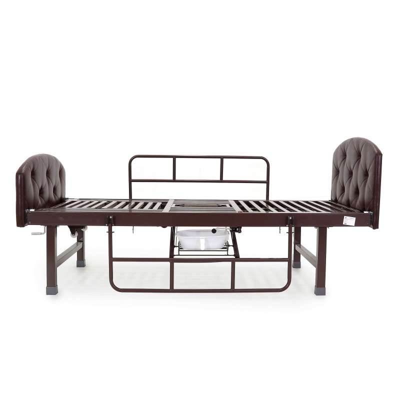 Кровать механическая Med-Mos E-49 (MM-2120Н-10) темный премиум