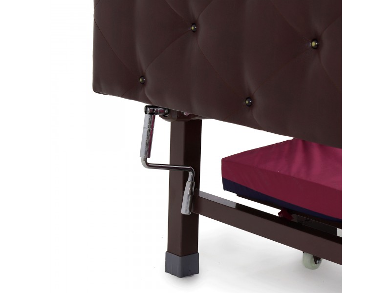 Кровать механическая Med-Mos E-49 (MM-2120Н-10) темный стандарт