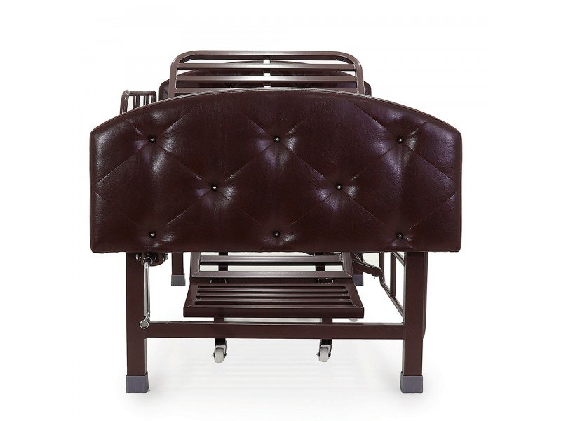 Кровать механическая Med-Mos E-49 (MM-2120Н-10) темный стандарт