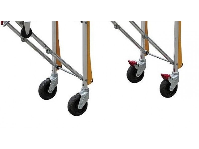 YDC-3A Med-Mos Тележка-каталка два уровня (алюминий) для автомобилей скорой помощи