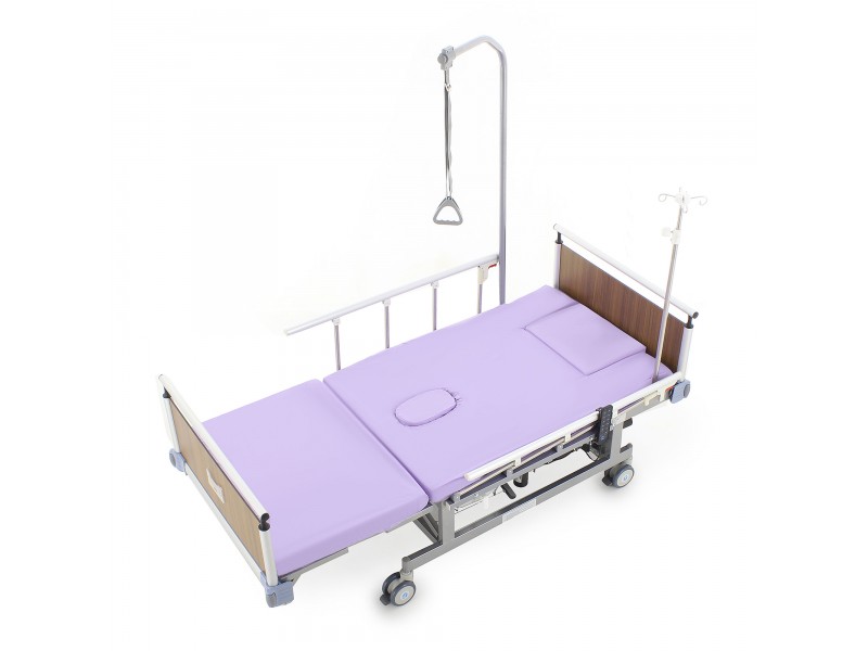 Кровать электрическая Med-Mos DB-11А (МЕ-5248Н-00) с боковым переворачиванием, туалетным устройством и функцией «кардиокресло»