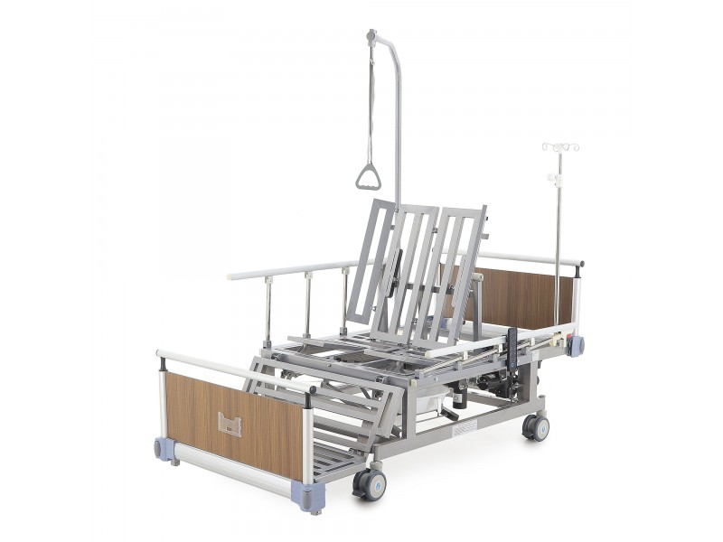 Кровать электрическая Med-Mos DB-11А (МЕ-5248Н-00) с боковым переворачиванием, туалетным устройством и функцией «кардиокресло»