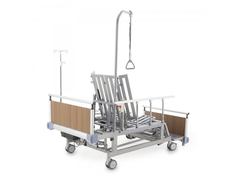 Кровать электрическая Med-Mos DB-11А (МЕ-5248Н-00) с боковым переворачиванием, туалетным устройством и функцией «кардиокресло»