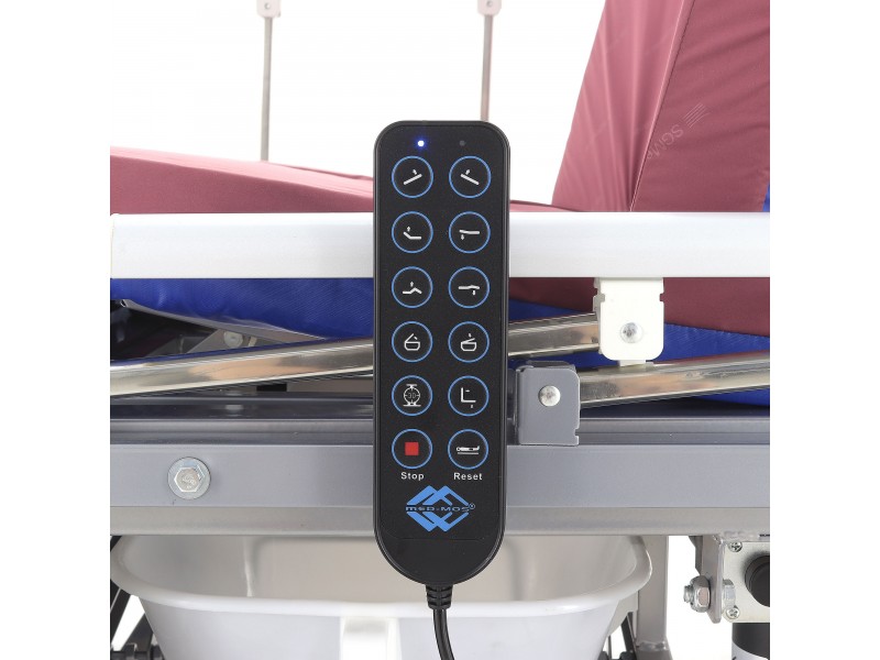 Кровать электрическая Med-Mos DB-11А (МЕ-5248Н-00) с боковым переворачиванием, туалетным устройством и функцией «кардиокресло»