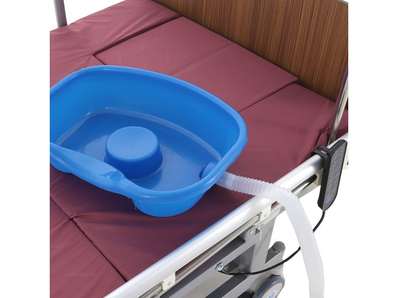 Кровать электрическая Med-Mos DB-11А (МЕ-5248Н-00) с боковым переворачиванием, туалетным устройством и функцией «кардиокресло»