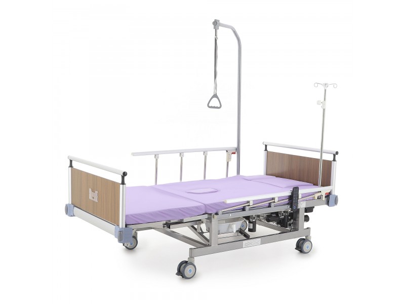 Кровать электрическая Med-Mos DB-11А (МЕ-5248Н-00) с боковым переворачиванием, туалетным устройством и функцией «кардиокресло»