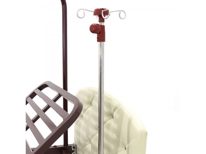 Кровать механическая Med-Mos YG-6 (MM-2124Н-11) ,белый премиум с туалетным устройством и функцией «кардиокресло»