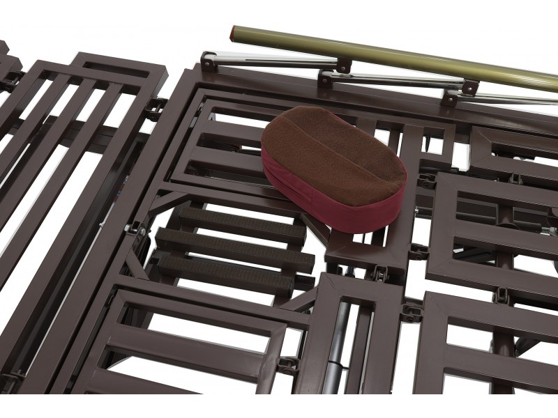 Кровать электрическая Med-Mos DB-11А (МЕ-5228Н-10) ЛДСП Венге с боковым переворачиванием, туалетным устройством и функцией «кардиокресло»