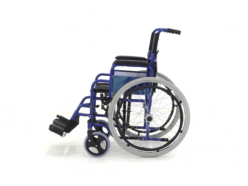 Кресло-коляска механическая Med-Mos FS909 (46 см)СТАЛЬ