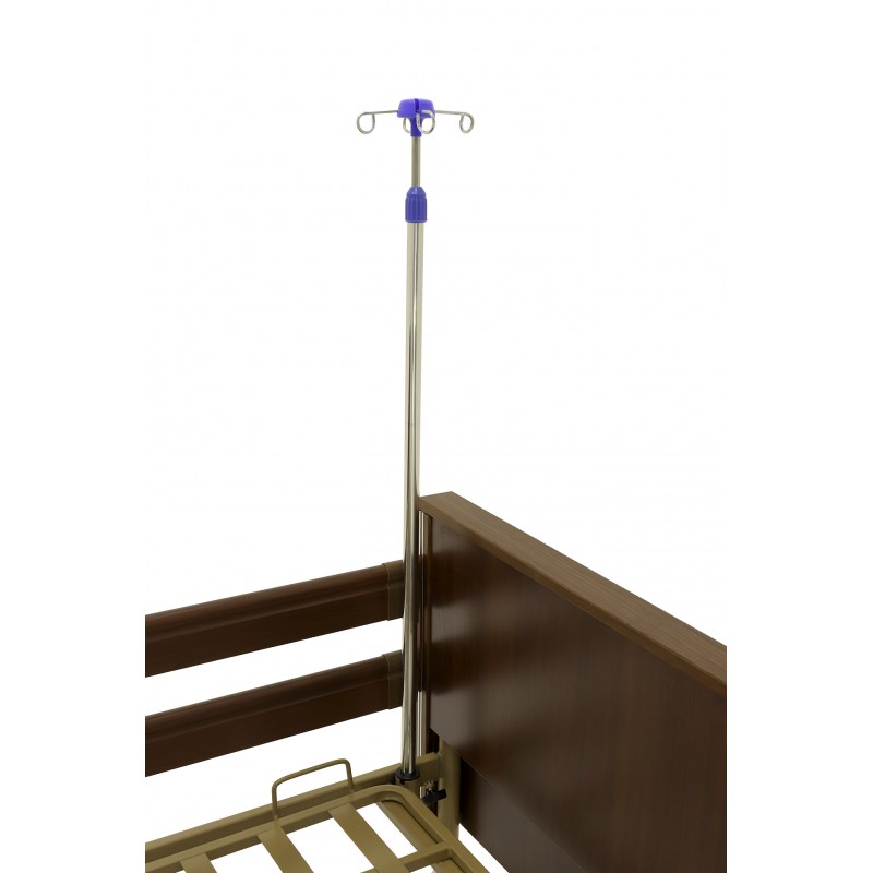 Кровать электрическая Med-Mos YG-1 5 функций   (КЕ-4024М-21) коричневые ограждения