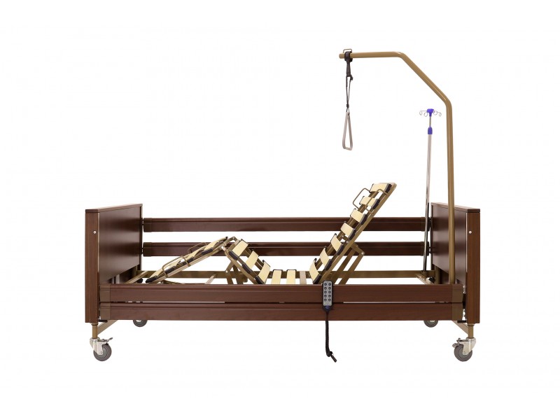 Кровать электрическая Med-Mos YG-1 5 функций  (КЕ-4024М-11) коричневый