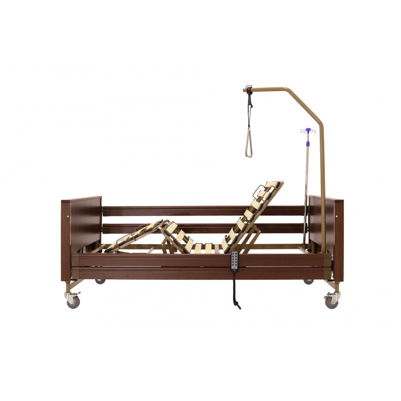 Кровать электрическая Med-Mos YG-1 5 функций  (КЕ-4024М-11) коричневый