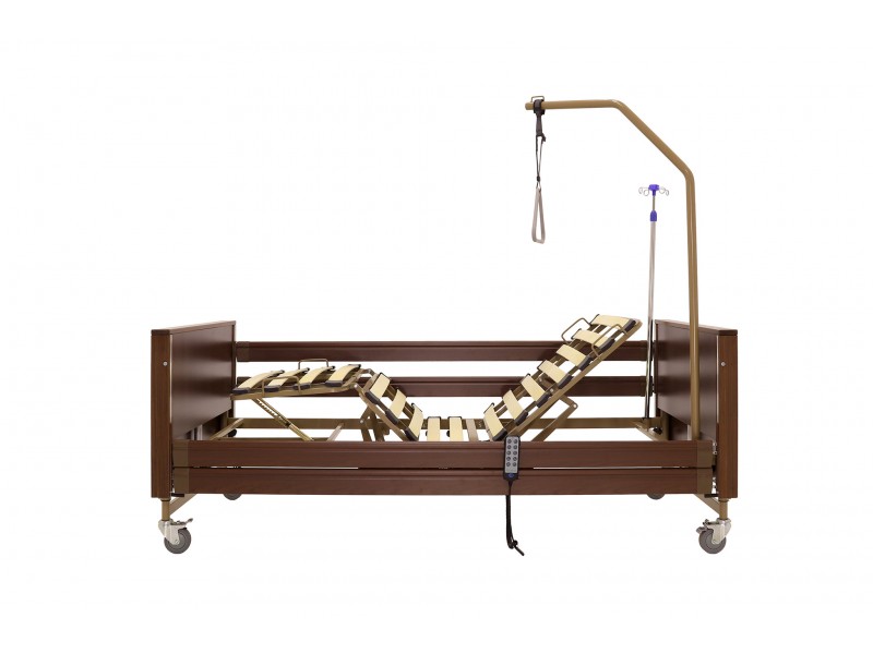 Кровать электрическая Med-Mos YG-1 5 функций  (КЕ-4024М-11) коричневый