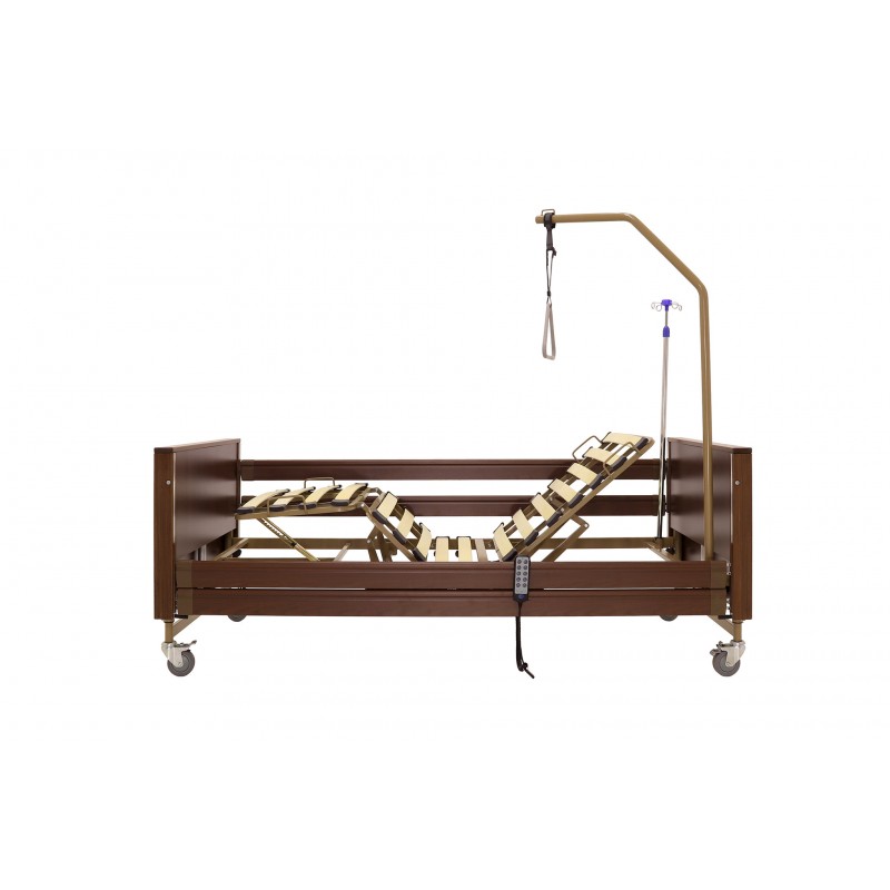 Кровать электрическая Med-Mos YG-1 5 функций  (КЕ-4024М-11) коричневый
