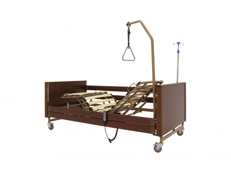 Кровать электрическая Med-Mos YG-1 5 функций  (КЕ-4024М-11) коричневый