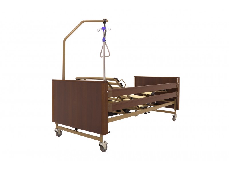 Кровать электрическая Med-Mos YG-1 5 функций  (КЕ-4024М-11) коричневый
