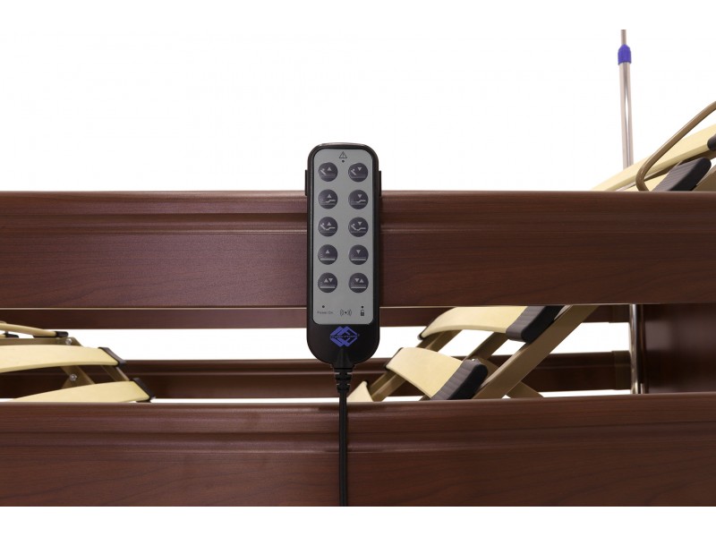 Кровать электрическая Med-Mos YG-1 5 функций  (КЕ-4024М-11) коричневый