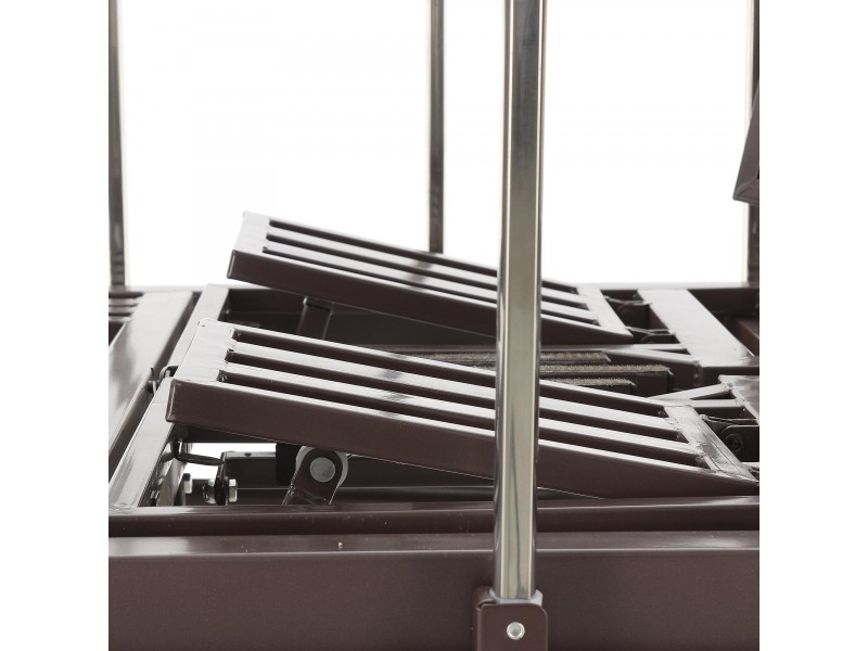 Кровать электрическая Med-Mos YG-3 (МЕ-5228Н-13)  ЛДСП Венге с боковым переворачиванием, туалетным устройством и функцией «кардиокресло»