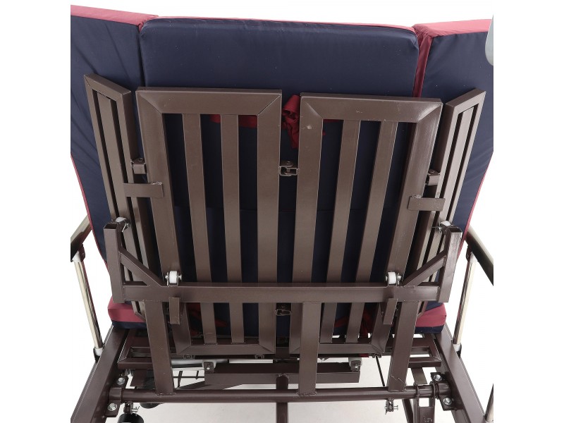 Кровать электрическая Med-Mos YG-3 (МЕ-5228Н-13)  ЛДСП Венге с боковым переворачиванием, туалетным устройством и функцией «кардиокресло»