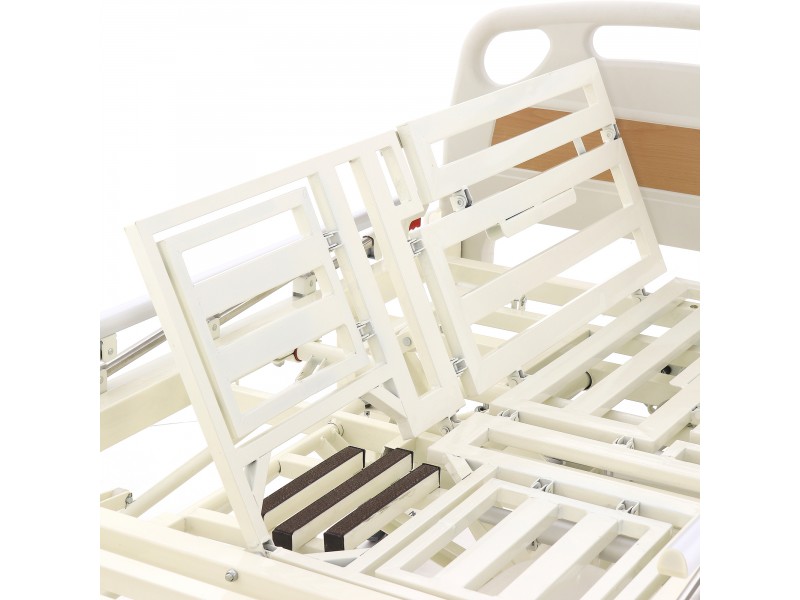 Кровать электрическая Med-Mos DB-11А (МЕ-5218Н-12)  с боковым переворачиванием, туалетным устройством и функцией «кардиокресло» и регулировкой высоты