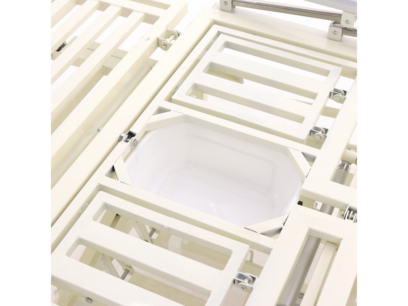 Кровать электрическая Med-Mos DB-11А (МЕ-5218Н-12)  с боковым переворачиванием, туалетным устройством и функцией «кардиокресло» и регулировкой высоты