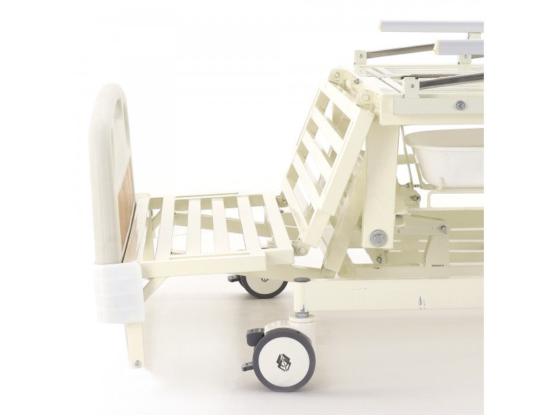 Кровать электрическая Med-Mos DB-11А (МЕ-5218Н-12)  с боковым переворачиванием, туалетным устройством и функцией «кардиокресло» и регулировкой высоты