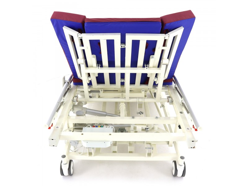 Кровать электрическая Med-Mos DB-11А (МЕ-5218Н-12)  с боковым переворачиванием, туалетным устройством и функцией «кардиокресло» и регулировкой высоты