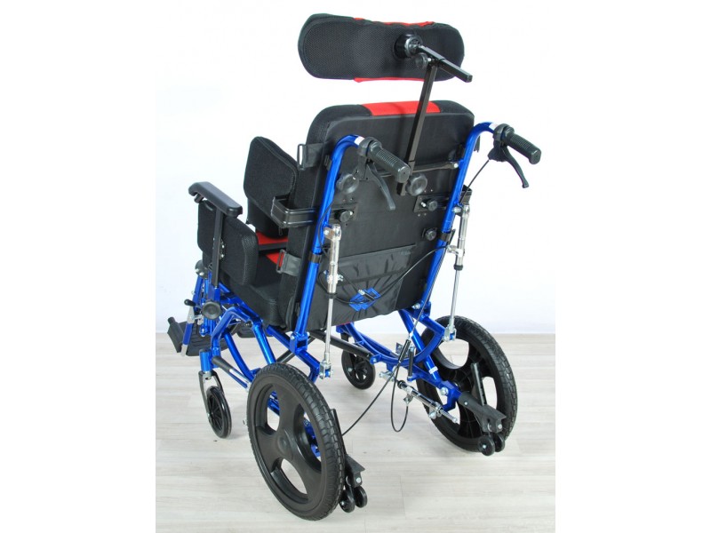 Кресло-коляска механическая Med-Mos FS218LQ (MK-005/41) АЛЮМИНИЙ