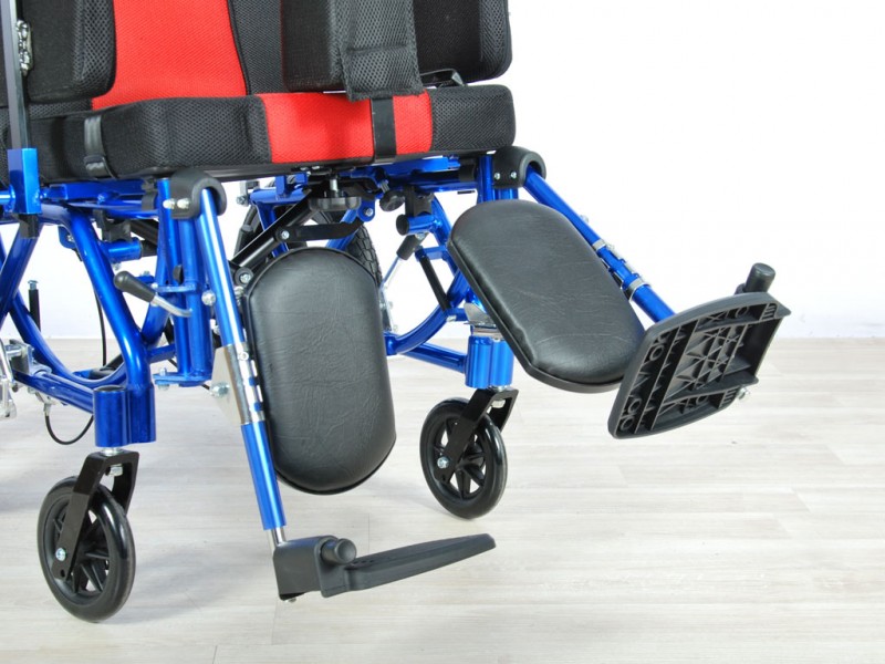 Кресло-коляска механическая Med-Mos FS218LQ (MK-005/41) АЛЮМИНИЙ